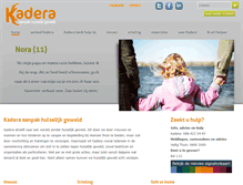 Tablet Screenshot of kadera.nl